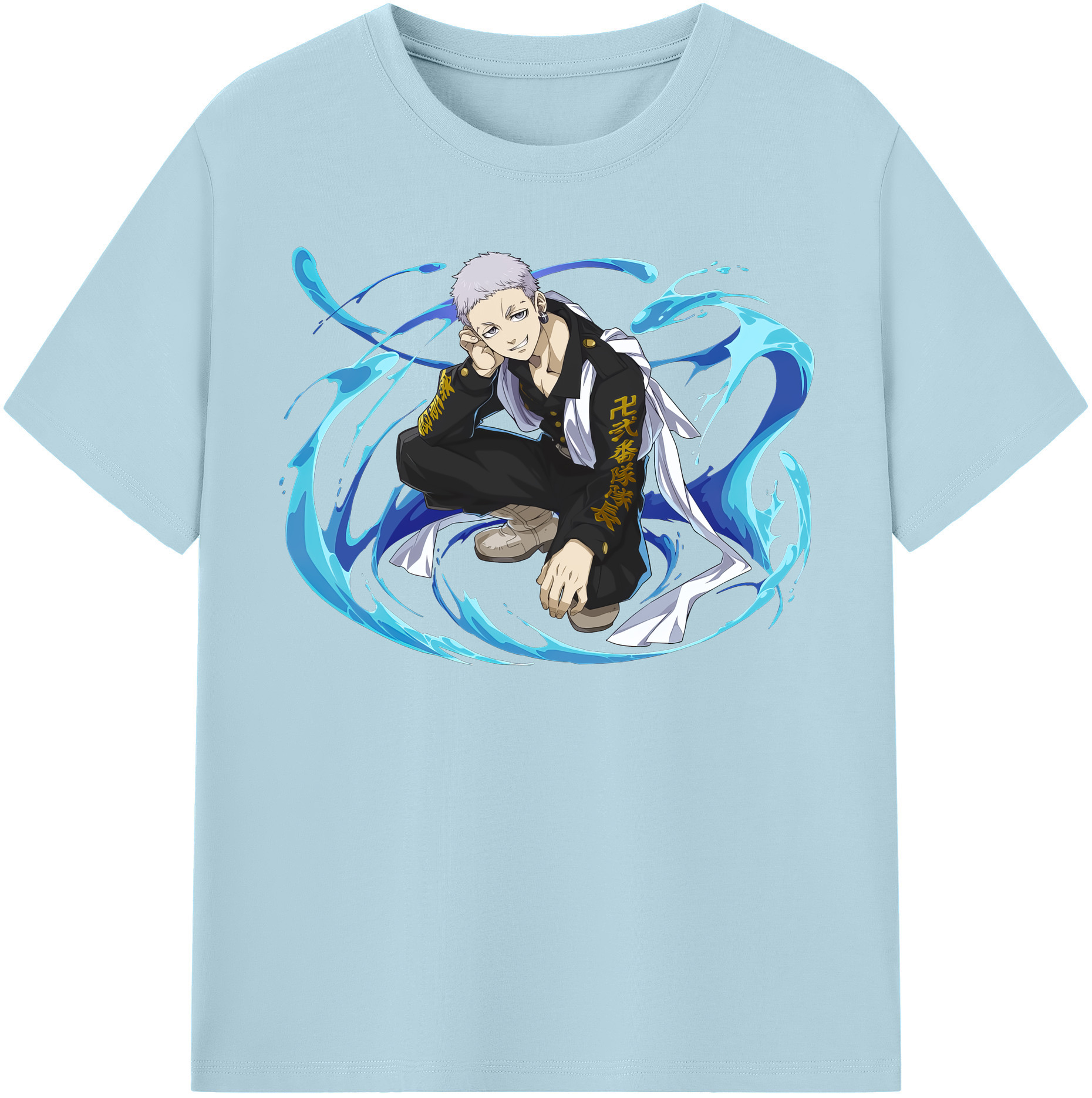 （画像用） 東京リベンジャーズ Tokyo Revengers 綿100％半袖Tシャツ（フロントプリント）